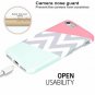For iPhone 8/7/6/6s Case Rubber Bumper Silicone Protective Slim Wave Pink