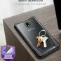 For Galaxy J3 2018 Case Rugged Heavy Duty Builtin Screen Protector Black