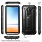 For LG G7 Case Full-Body Rugged Holster Built-in Screen Protector Unicorn Black