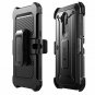 For LG G7 Case Full-Body Rugged Holster Built-in Screen Protector Unicorn Black