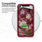 For iPhone Xs Max Tempered Glass Soft Silicone Bumper Shock Absorption Rose Red