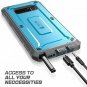 For Galaxy Note 8 Case Full-Body Rugged Holster with Screen Protector Blue