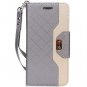 For iPhone 8/7 Plus Wallet Case Flip Fold Card Stylish Slim Stand Cover Grey