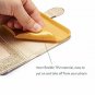 For Samsung Galaxy A8 Case 2018 Glitter Glossy PU Leather Diamond Buckle Gold