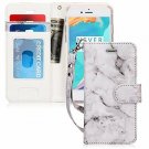 For Apple iPhone 6s/6 Plus Wallet Case Luxury Genuine Leather Card Slots Grey