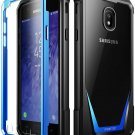For Galaxy J3 2018 Case Rugged Heavy Duty Builtin Screen Protector Blue