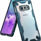 For Galaxy S10e Case, Built in Dot Matrix AntiCling Renovated Bumper Space Blue