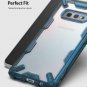 For Galaxy S10e Case, Built in Dot Matrix AntiCling Renovated Bumper Space Blue