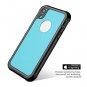Full Body Heavy Duty Protection Screen Protector Black/Blue Case For iPhone X/Xs