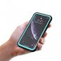 Full Body Heavy Duty Protection Screen Protector Black/Blue Case For iPhone X/Xs