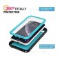 Full Body Heavy Duty Protection Screen Protector Black/Blue Case For iPhone X/Xs