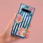 for Samsung Galaxy S10 Plus (2019) Case Cecile Collection Pink Stripe Floral