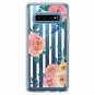 for Samsung Galaxy S10 Plus (2019) Case Cecile Collection Pink Stripe Floral