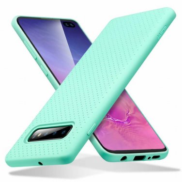 For Samsung Galaxy S10 Plus Case Silicone Drop Protection AntiScratch Mint Green