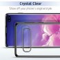 For Samsung Galaxy S10 Plus Case Clear Slim Soft TPU Protective Black Frame