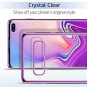 For Samsung Galaxy S10 Plus Case Clear Slim Soft TPU Protective Purple Frame