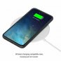For iPhone Xs Max Case Leather Wallet Wireless Charging Compatible New Black Red
