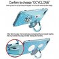 For iPhone 7/8 Plus Case Glitter Cute Diamond Rhinestone Bumper Kickstand Blue