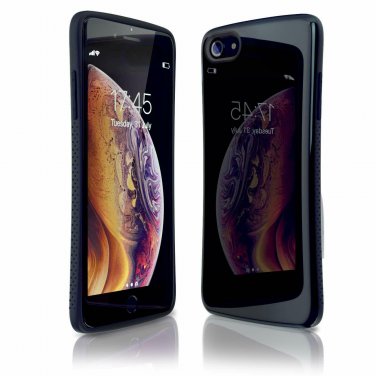 For iPhone 7/8 Case Premium Luxury Design Reinforced Drop Protection Black