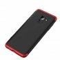 For Galaxy A8 Plus 2018 Case 3 in 1 360 Full Protection Thin Hard Cover Blue