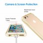 For Apple iPhone 6/6s Case ShockAbsorption Bumper AntiScratch Clear Back Gold