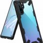 For Huawei P30 Pro Ergonomic Transparent Military Drop Tested TPU Bumper Black