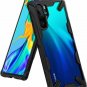 For Huawei P30 Pro Ergonomic Transparent Military Drop Tested TPU Bumper Black