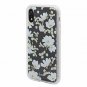 For iPhone XR Case Military Drop Test Protective Clear Ditsy Daisy White Flowers