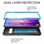 For Galaxy S10 Plus Case Heavy Duty Protection Full Body Shockproof Slim Blue
