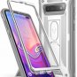 For Galaxy S10 Plus Case Heavy Duty Protection Full Body Shockproof Slim White