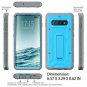 For Galaxy S10 Plus Heavy Duty Case  ArmadilloTek Vanguard Military Grade Blue