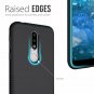 For Nokia 7.1 Case with Heavy Duty Extreme Protection/Rugged Slim Matte Black