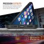 iPhone XR Case TPU Cushion Protection Hybrid Rigid Clear Back Black/Clear