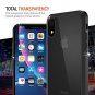 iPhone XR Case TPU Cushion Protection Hybrid Rigid Clear Back Black/Clear