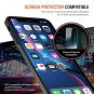 iPhone XR Case TPU Cushion Protection Hybrid Rigid Clear Back Black/Clear