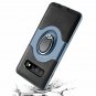 For Galaxy S10 Plus Case Metal Ring Holder Kickstand Shockproof Bumper NavyBlue