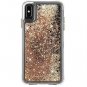 For iPhone XS Max Case Mate WATERFALL dynamic flowing glitter effect Gold