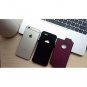 for iPhone 6/6S Case Slim Fit Dual Layer Soft Silicone Anti Scratch Purple Black