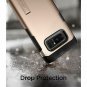 For Galaxy Note 8 Case with Kickstand and Extreme Heavy Duty Protection Gold