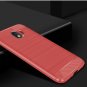 For Galaxy Grand Prime Pro Case  TPU Shock Absorption Raised Bezels Red