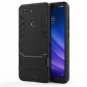 For xiaomi mi 8 lite case MYLBOO Dual Layer Rugged Hybrid Hard Shockproof Black