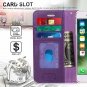 For iPhone 7/8 Plus Case Flip Folio Genuine Leather Wallet Credit Card Purple