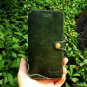 For iPhone 8 Plus/7 Plus 5.5 Inch Genuine Leather Wallet Cases Handmade Green