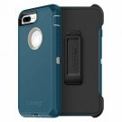 For iPhone 7/8 Plus Case with a built-in screen protector Beltclip holster Beige