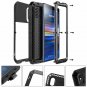 For Sony XA2 Ultra Case Armor Aluminum Metal Bumper Silicone Gorilla Glas Silver