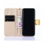 For Galaxy S8 Wallet Case Leather Magnetic Protective with Card Slot Beige