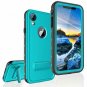 For iPhone XR Case Full-Body Protective Slim Screen Protector Shockproof Teal