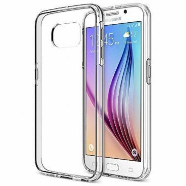 For Samsung Galaxy S6 Case Bumper Scratch Resistant Shock-Absorbing Frame Clear