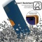 For Galaxy S10 Plus Wallet Case Goospery Canvas Diary Denim Material Stand Blue