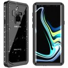 For Samsung Galaxy Note 9 Case Waterproof Shockproof Snowproof Black/Transparent